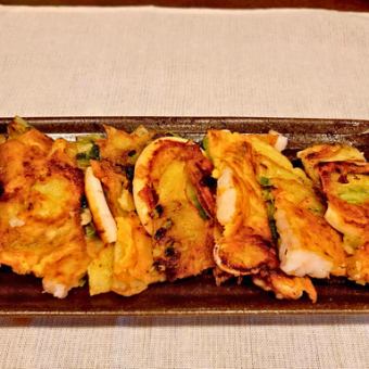 海鮮ネギチヂミ
