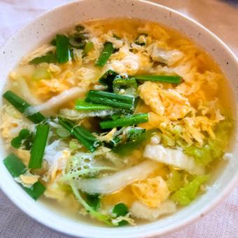 野菜たまごスープ