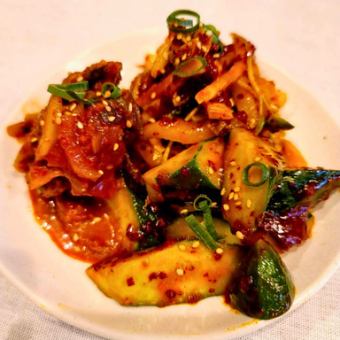 キムチの盛り合わせ