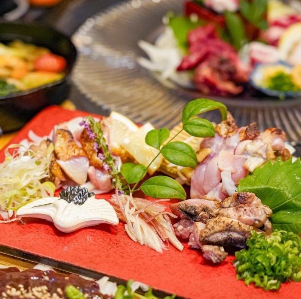 【薩摩赤鶏のたたき】