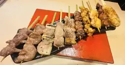 おまかせ串の10本盛り合わせ