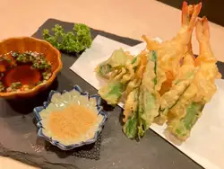 エビとオクラの天ぷら