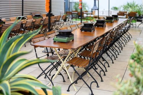 개방적인 옥상 테라스석이◎