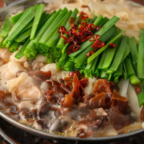 【겨울의 미각】따뜻한 모츠나베◎