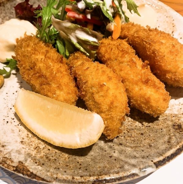 北海道厚岸産カキフライ