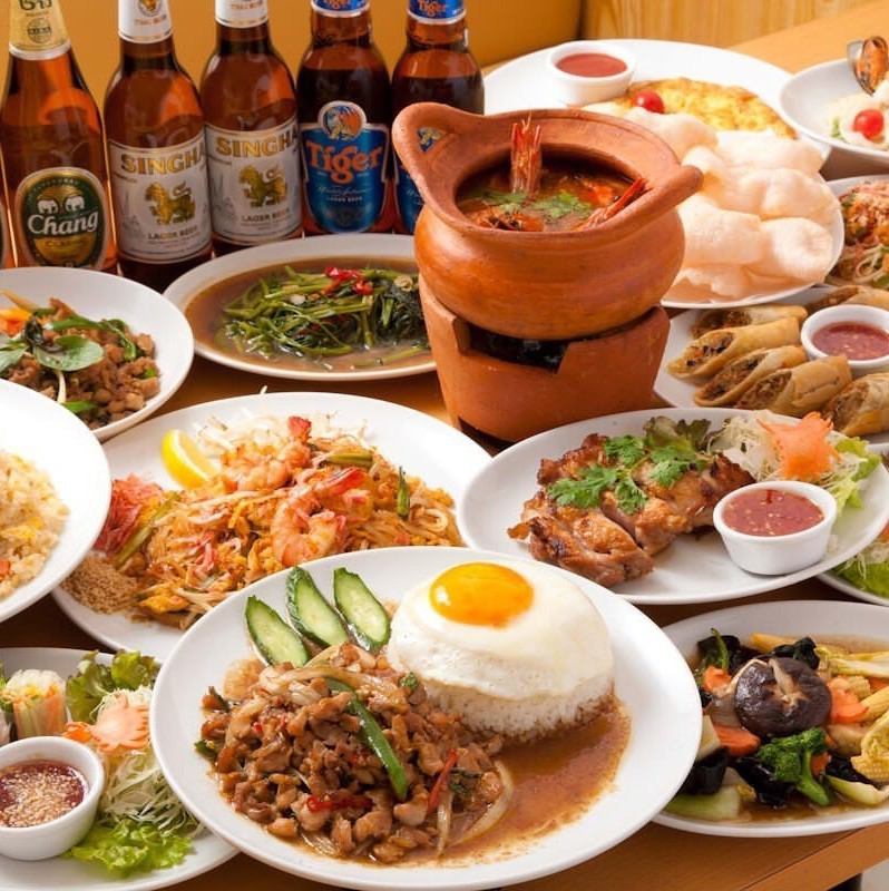 [Exquisite Asian cuisine] All-you-can-eat and all-you-can-drink for 3,500 yen is a bargain!!