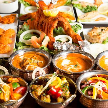 印度尼泊爾美食和飲料暗中繁榮！13道菜3,465日元套餐！