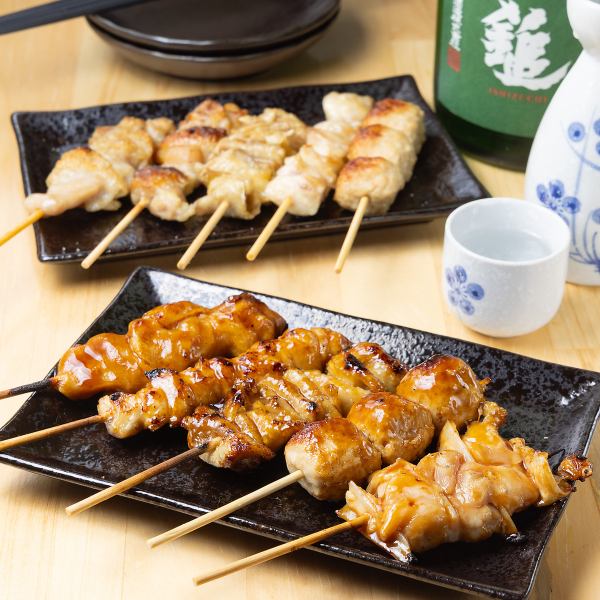 【コスパ◎】タレ・塩選べる焼鳥1串どれでも39円！各種1串39円(税込)