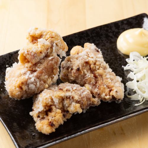 【塚本名物】サクサク＆ジューシーなさんきゅう唐揚げ549円(税込)