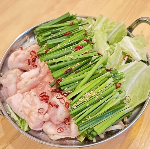 もつ鍋　大(3～4人前/牛もつ200g使用)