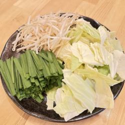 【火鍋配料】額外蔬菜（高麗菜、豆芽、韭菜）