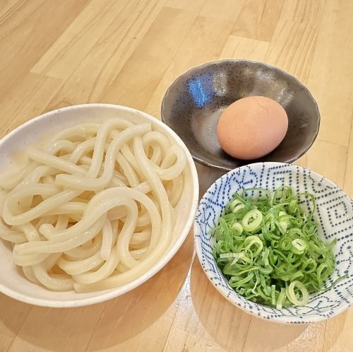 【鍋トッピング】うどんセット(うどん・生卵・ねぎ)