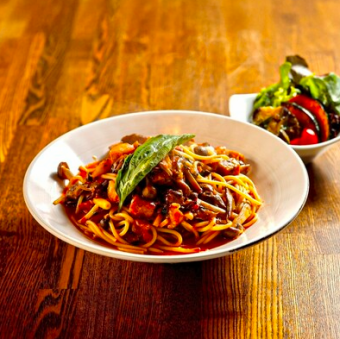 トマトスープパスタ