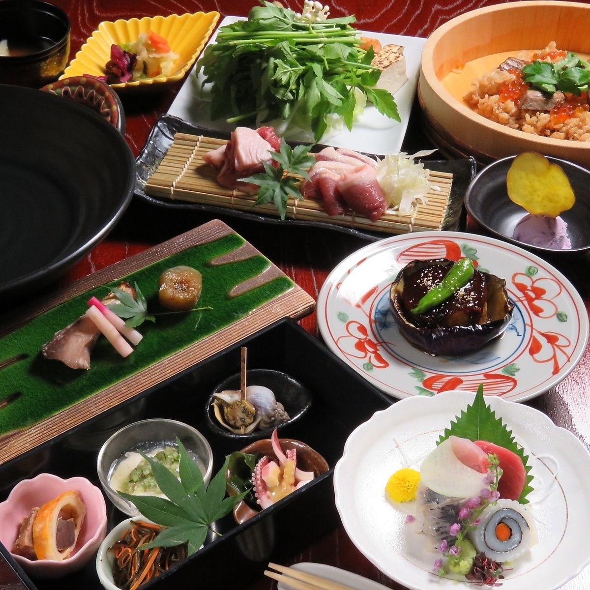 県外の方へのおもてなしに。【宮城堪能会席】牛たん/せり鍋など料理8品