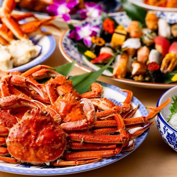 お手軽に蟹をご堪能！『ズワイガニ＆鮨食べ放題コース』＜全105品＞100分制 6980円(税抜)