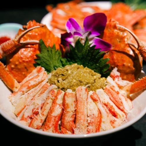 【平日限定】かに村究極のズワイ蟹丼