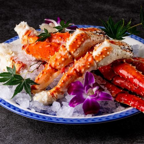 最高級の高級食材『タラバガニ＆毛ガニ＆極上寿司食べ放題』＜贅沢120品＞100分制14,980円(税抜)