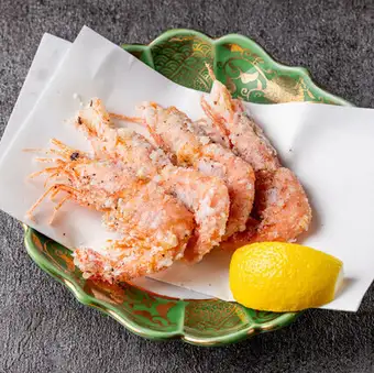 Deep-fried sweet shrimp