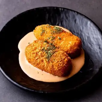 Crab claw cream croquettes