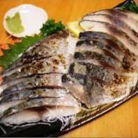 Grilled fatty tuna and marinated mackerel