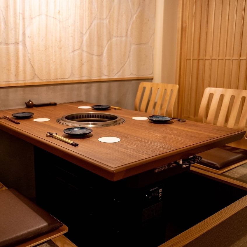 [Completely private room ◎] We have sunken kotatsu seats that can accommodate up to 10 people★