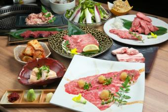 Enjoy luxury! 120 minutes of all-you-can-drink included ♪ A5 rank carefully selected Japanese beef" 15-course 7,000 yen (tax included) course