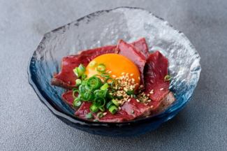 黒毛和牛のハツユッケ