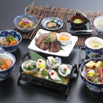 【特別套餐】牛舌懷石套餐9道菜+2小時無限暢飲8,580日圓（含稅）