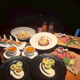 【2月限定コース】胡座のオシャレなバレンタインコース！4378円(税込)