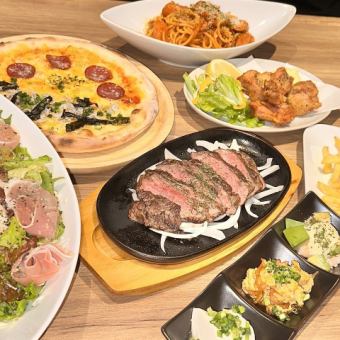 Steak standard course <7 dishes in total> ◇ All-you-can-drink included ◇ 5,500 yen (tax included)