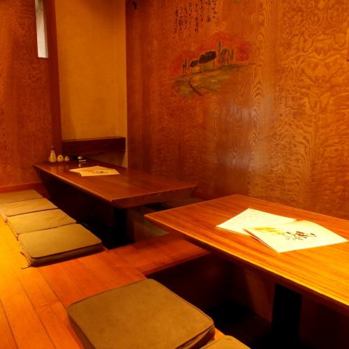 The banquet is a hidden tatami room that can accommodate 8 to 12 people ♪ Make a reservation early