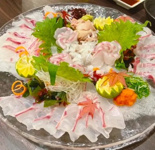 鲷鱼刺身