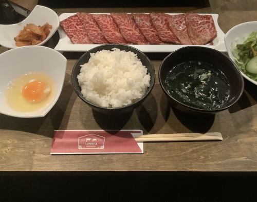 Japanese beef grilled shabu set