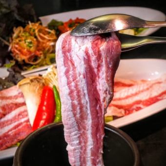 [僅限晚餐]五花肉和起司雞排的超人氣套餐3,380日圓～2,380日圓