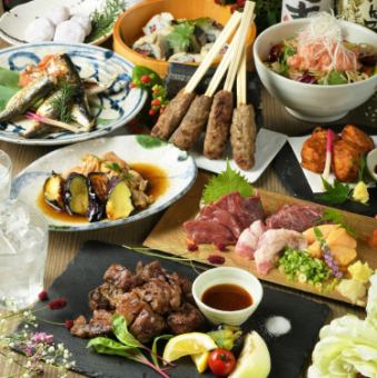 "Kiyomasa Course" Kyushu specialties galore, from appetizers to the final course! Includes 3 hours of all-you-can-drink [8 dishes 5000 yen → 4000 yen]