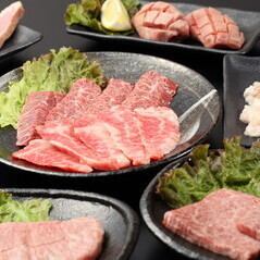 【飲放2h付】贅沢コース☆上タン、和牛上ロースや上ハラミなど「上」尽くしの全14品