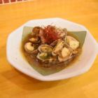 あさりのピリ辛紹興酒炒め