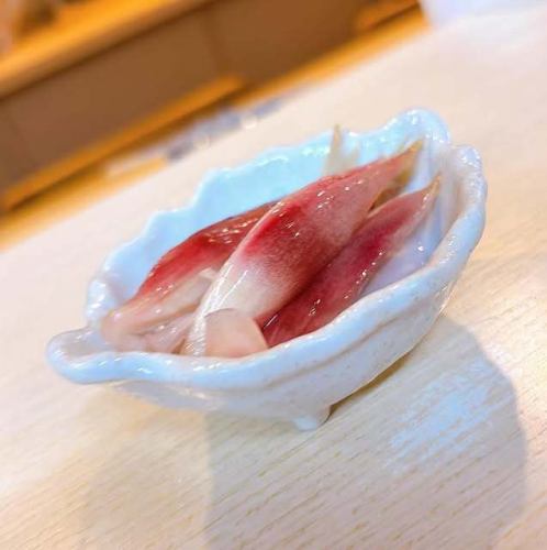 茗荷（みょうが）の甘酢漬け