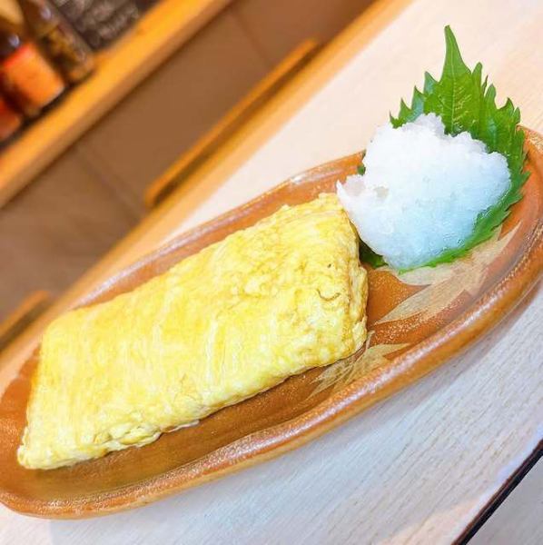 出汁の味が染み渡る　ふわっふわっの『だし巻き』