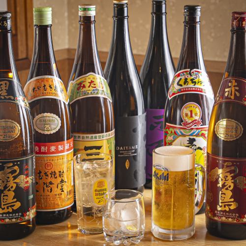 定番から珍しいお酒まで