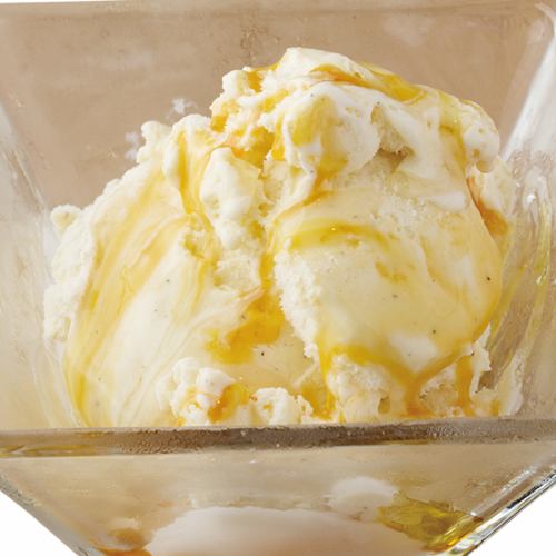 caramel honey ice cream