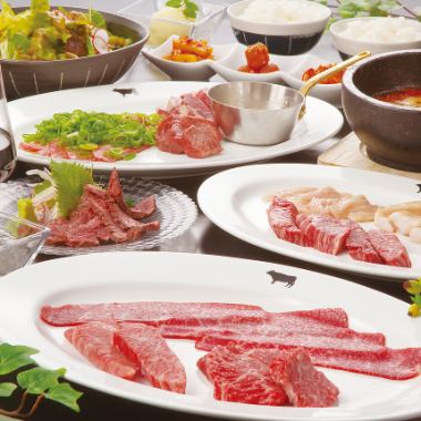 特上A5黒毛和牛◆2H飲み放題付◆お席の時間無制限【プレミアコース】8800円
