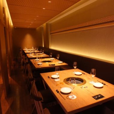 ◆Can accommodate more than 30 people!◆Perfect for various company banquets such as welcome and farewell parties, New Year's parties, etc.★We have sunken kotatsu seats and table seats where you can stretch your legs and enjoy your time, so please use it for a variety of occasions. ![Hamamatsucho/Daimon/Yakiniku/Banquet/Horigotatsu/Aged Meat/Anniversary]