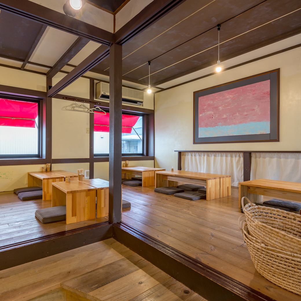 The spacious tatami mat seats are also popular with guests with young children!