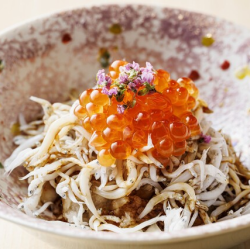 いくらとしらすの鬼おろし