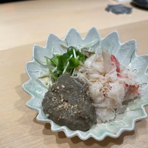 カニみそとほぐし身のあて