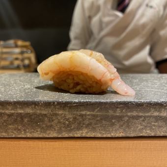 [Recommended] Omakase Senzu Jukan Nigiri (with red soup stock and sweetness)