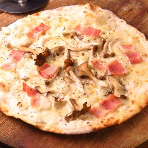 [White sauce] Mushroom & bacon