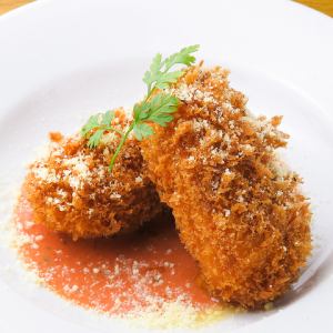 Snow crab cream croquette with special crab sauce