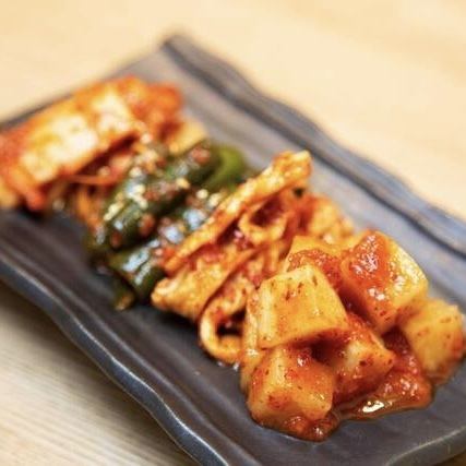 自家製キムチ盛り合わせ